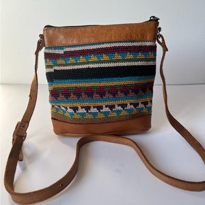 Talabarteria Azteca Stitched Leather Purse